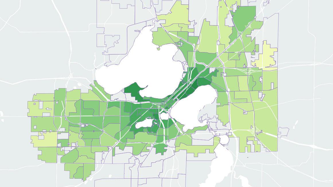 See which areas of Madison supported or opposed city and school referendums